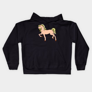 A very nice horse and pony dressage Kids Hoodie